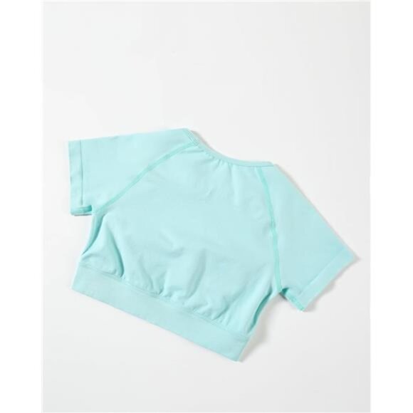 Influence Crop Top Workout Shirts for Women Spa Retreat - Picture 3 of 6